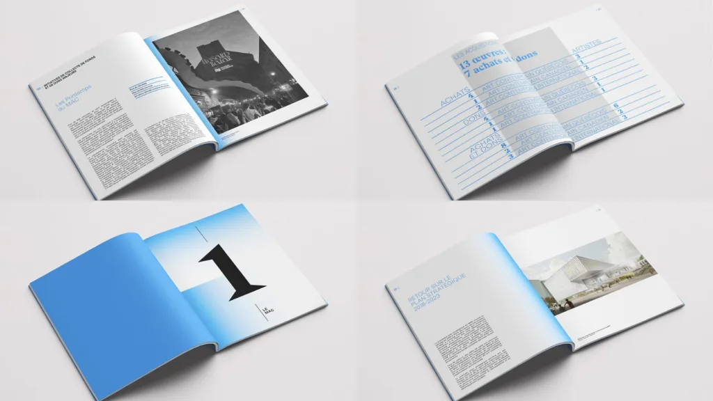 Pages intérieures d'une publication du MAC