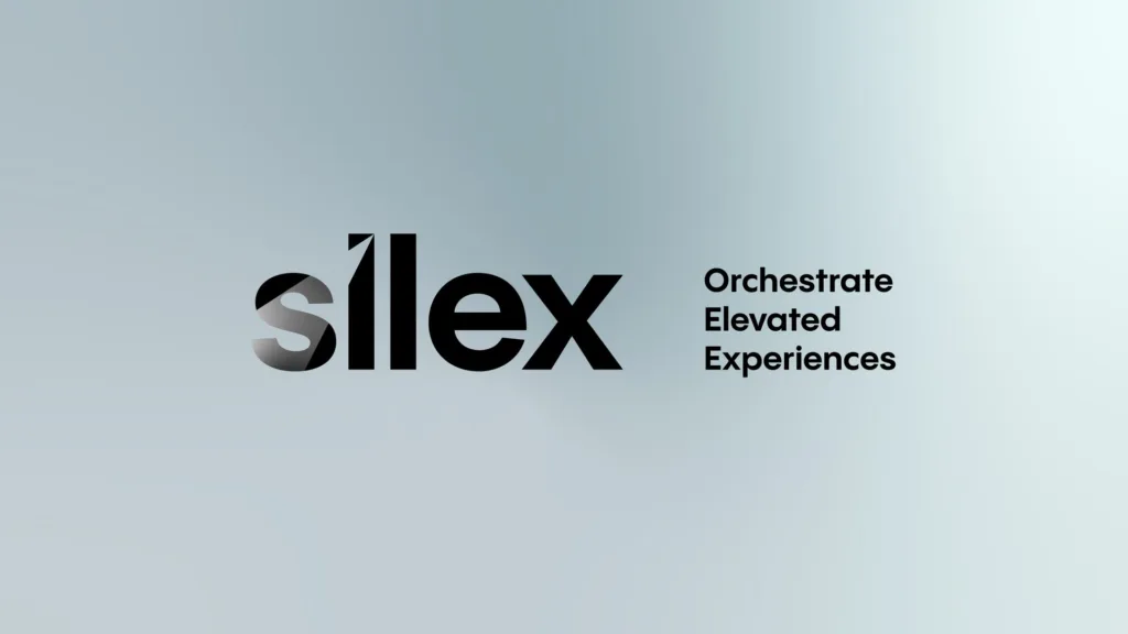 Logo Silex et signature « Orchestrate Elevated Experiences »